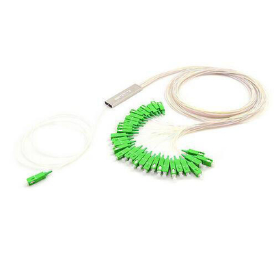 1M/1.5M G657A Splitter PLC à fibre optique 1x2 1x4 1x8 1x16 pour le type de connecteur SC/FC/LC/ST