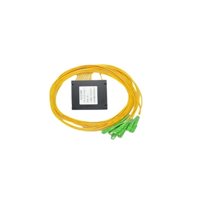 3 1x2 1x4 1x8 1x16 câble de tubes en acier à fibre optique Mini/LGX/ABS Rapport de fibre optique Coupler optique Splitter de fibre PLC