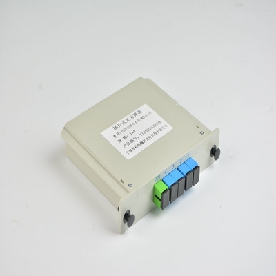 G657A Splitter optique PLC de type fibre 1x16 cassette avec une perte d'insertion ≤ 10,7 dB