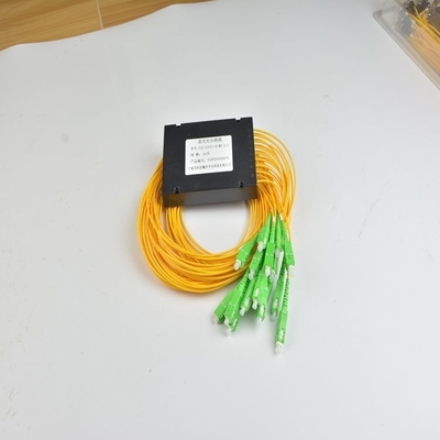 Réseau PLC Splitter SC/APC Boîte ABS Splitter à fibre optique mono-mode SC/UPC PCL