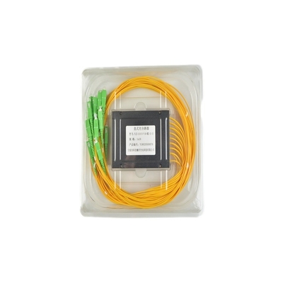 Réseau PLC Splitter SC/APC Boîte ABS Splitter à fibre optique mono-mode SC/UPC PCL