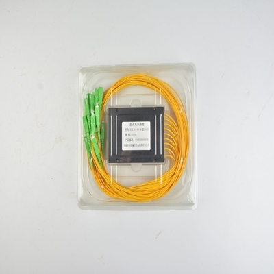 Réseau PLC Splitter SC/APC Boîte ABS Splitter à fibre optique mono-mode SC/UPC PCL