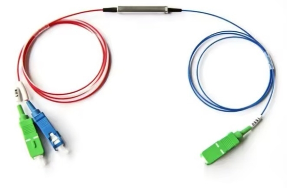 3 Puissance élevée PER ER 28dB 1x2 1 2 Mini PM FBT Splitter à fibre optique avec type de fibre G657A