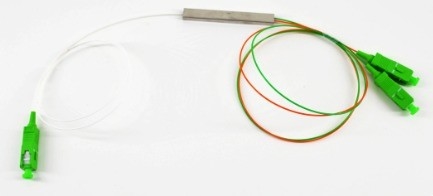 ANATEL certifié 1x8 SC/APC Micro Mini Bloc Tube en acier FTTH PLC Splitter et 3 fois