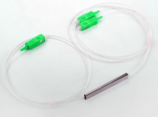 ANATEL certifié 1x8 SC/APC Micro Mini Bloc Tube en acier FTTH PLC Splitter et 3 fois