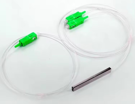 ANATEL certifié 1x8 SC/APC Micro Mini Bloc Tube en acier FTTH PLC Splitter et 3 fois