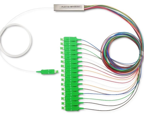 FTTH Micro Tubes en acier de type 1x16 SC APC Splitter à fibre optique pour FAT et FTD