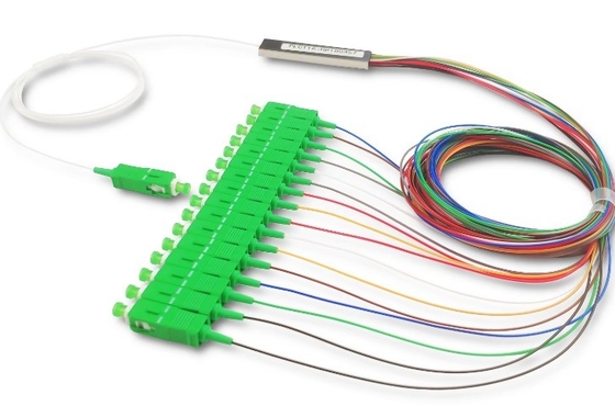 FTTH Micro Tubes en acier de type 1x16 SC APC Splitter à fibre optique pour FAT et FTD