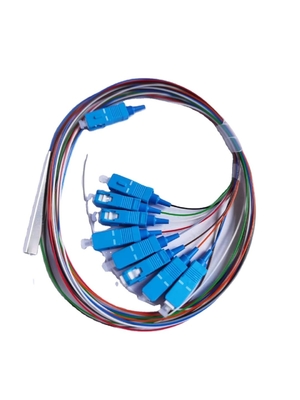 Télécommunications 1x2 4 8 16 C G657A1 0,9 mm SCUPC mini type Fibre optique PLC Splitter