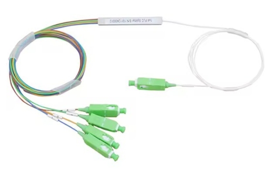 Télécommunications 1x2 4 8 16 C G657A1 0,9 mm SCUPC mini type Fibre optique PLC Splitter