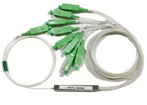 Télécommunications 1x2 4 8 16 C G657A1 0,9 mm SCUPC mini type Fibre optique PLC Splitter