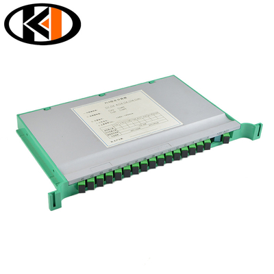 PLC à fibres optiques 1*8 1*16 SC/APC Assemblage de plateaux Type Splitter à fibres optiques